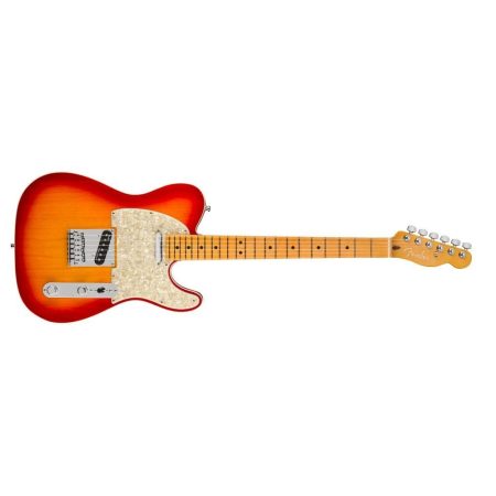 Fender American Ultra Telecaster Electric Guitar - Plasma Red Burst